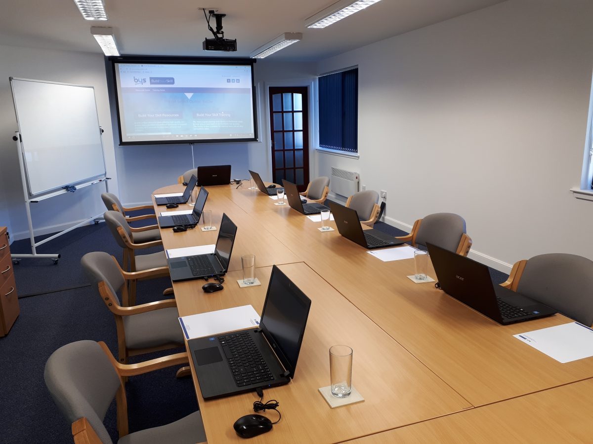 Training Room with Laptops ACER 15" screen laptops free to use